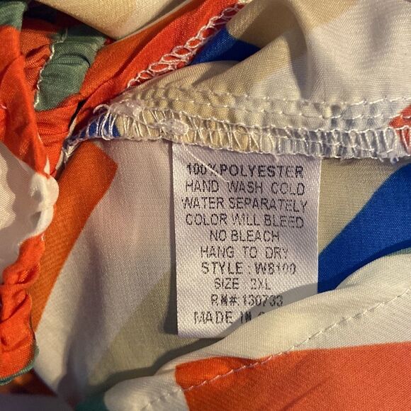 Chevron Umgee Cold Shoulder Blouse - Picture 8 of 8